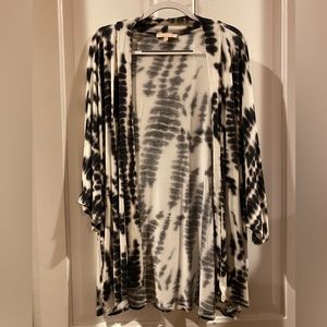 Gibson Latimer Black/White Pattern Kimono XL